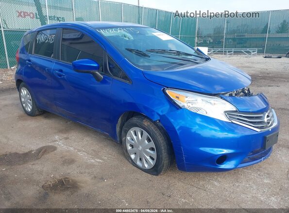 3N1CE2CPXGL354904 2016 NISSAN VERSA NOTE Синий Передняя правая четверть