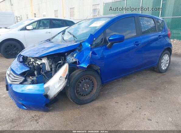 3N1CE2CPXGL354904 2016 NISSAN VERSA NOTE Синий Передняя левая четверть