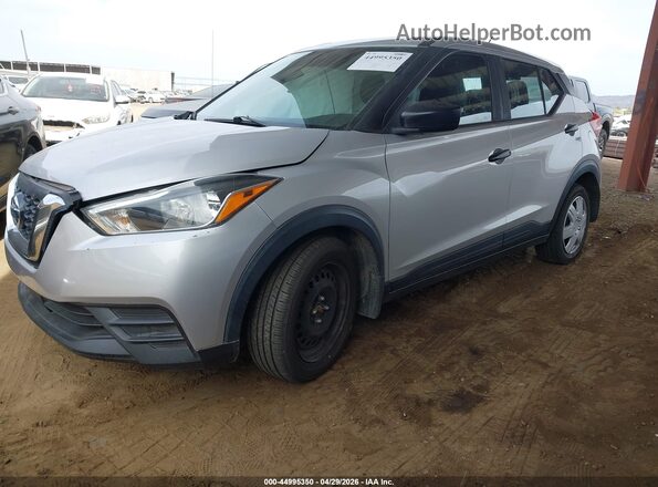 3N1CP5BV2LL485332 2020 NISSAN KICKS Серебряный Передняя левая четверть