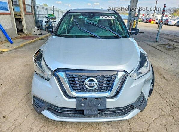 3N1CP5BV3LL509380 2020 NISSAN KICKS Silver Вид спереду