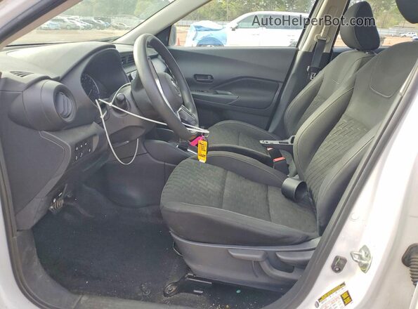 3N1CP5BV3ML518582 2021 NISSAN KICKS White Widok wnętrza z przodu