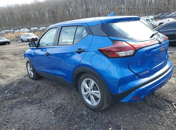 3N1CP5BV3PL533376 2023 NISSAN KICKS Blue Trasero izquierdo