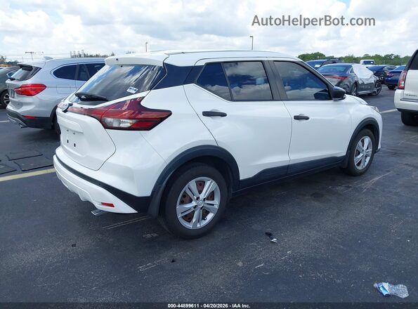 3N1CP5BV6ML552340 2021 NISSAN KICKS Белый Задняя правая четверть