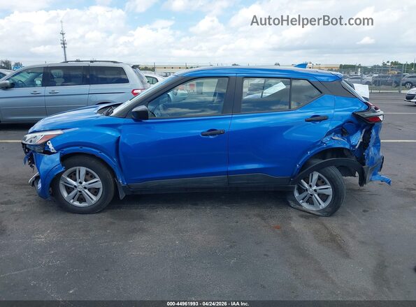 3N1CP5BV9ML545494 2021 NISSAN KICKS Синий Панорамный вид салона 360°