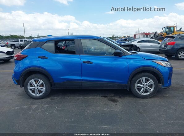 3N1CP5BV9ML545494 2021 NISSAN KICKS Синий Вид задней части салона