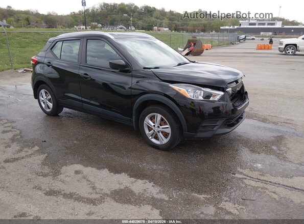 3N1CP5CU5KL562196 2019 NISSAN KICKS Черный Передняя правая четверть