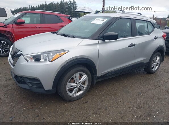 3N1CP5CU6KL517042 2019 NISSAN KICKS Серебряный Передняя левая четверть