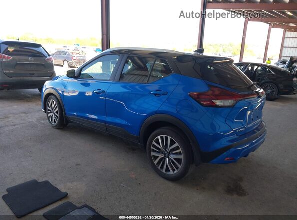 3N1CP5CV1PL526408 2023 NISSAN KICKS Синий Задняя левая четверть