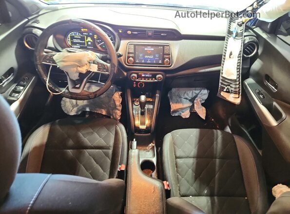 3N1CP5CV2LL505075 2020 NISSAN KICKS Blue Widok deski rozdzielczej