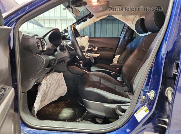 3N1CP5CV2LL505075 2020 NISSAN KICKS Blue Widok wnętrza z przodu