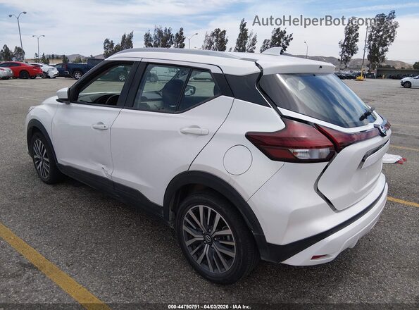 3N1CP5CV2ML481507 2021 NISSAN KICKS Белый Задняя левая четверть