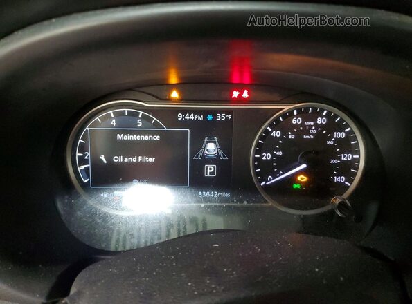 3N1CP5CV5LL487770 2020 NISSAN KICKS Black Widok zestawu wskaźników