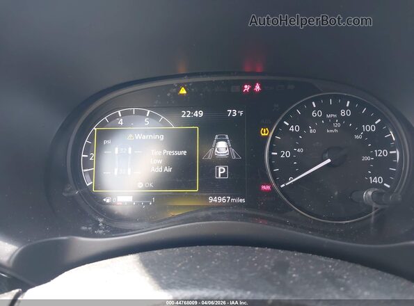 3N1CP5CV5ML480402 2021 NISSAN KICKS Gray Widok tylnych siedzeń