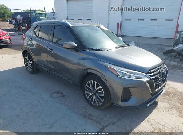 3N1CP5CV5ML480402 2021 NISSAN KICKS Gray Przód prawy