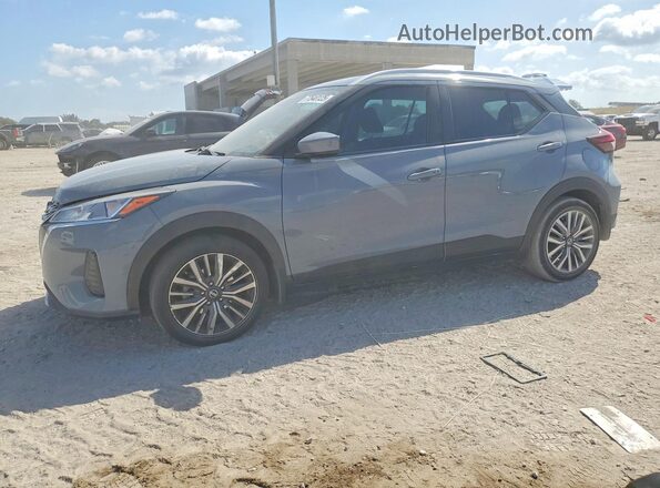 3N1CP5CV5ML483395 2021 NISSAN KICKS Gray Vista tres cuartos delantera izquierda