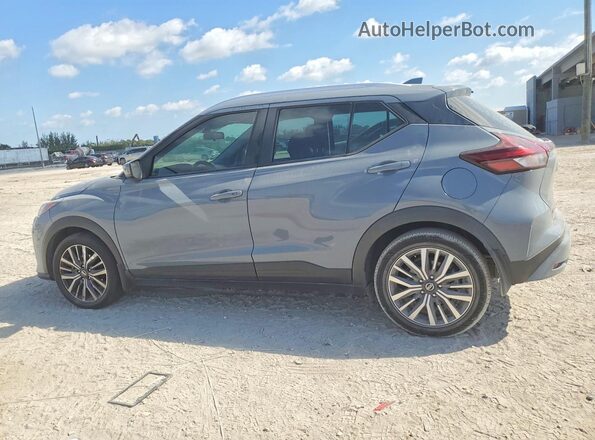 3N1CP5CV5ML483395 2021 NISSAN KICKS Gray Trasero izquierdo