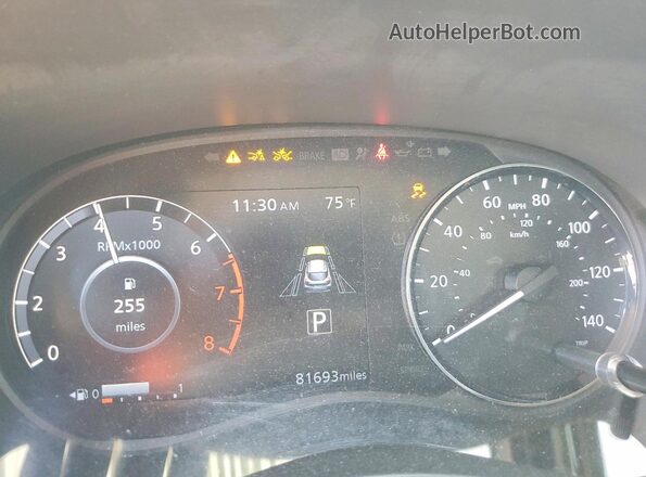 3N1CP5CV5ML483395 2021 NISSAN KICKS Gray Vista del cuadro de instrumentos