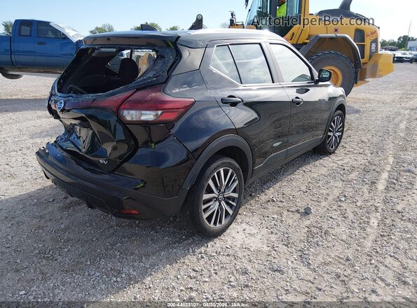3N1CP5CVXML477754 2021 NISSAN KICKS Black Задня права чверть