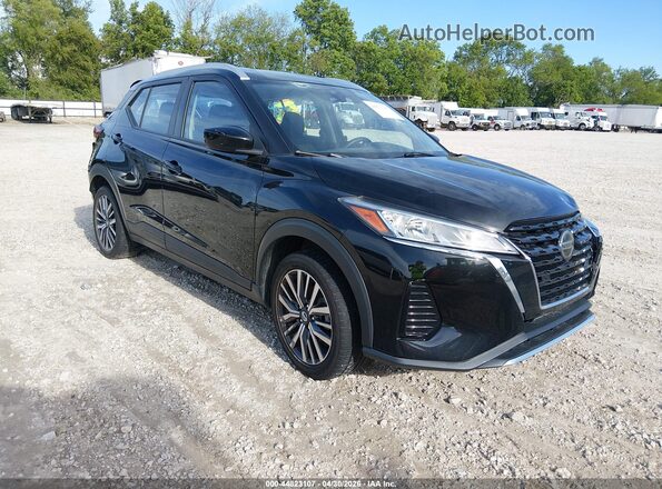 3N1CP5CVXML477754 2021 NISSAN KICKS Black Передня права чверть