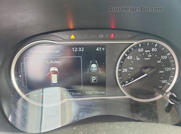 3N1CP5DV3LL491735 2020 NISSAN KICKS Белый Вид щитка приборов