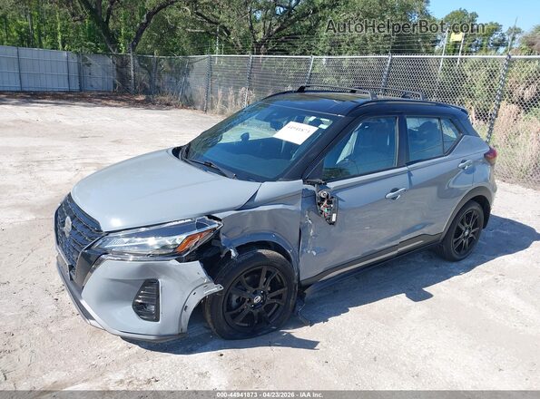 3N1CP5DV6ML525426 2021 NISSAN KICKS Gray Vista frontal