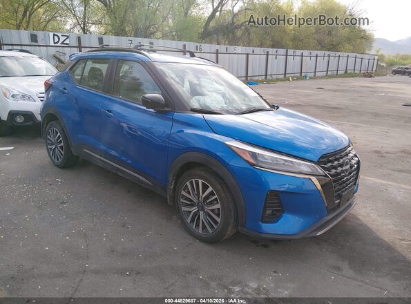 3N1CP5DV7PL525200 2023 NISSAN KICKS Blue Delantero derecho