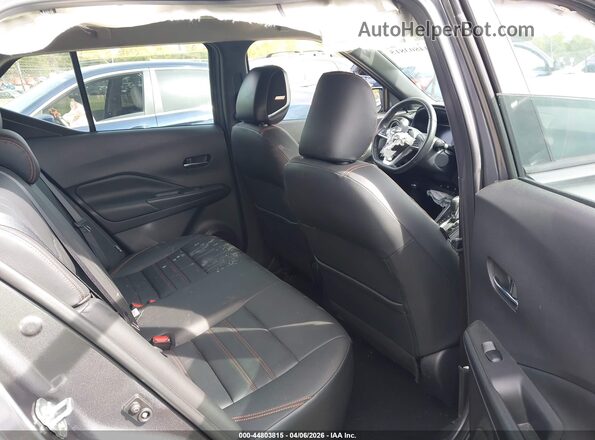 3N1CP5DV8LL560158 2020 NISSAN KICKS Gray VIN sticker view