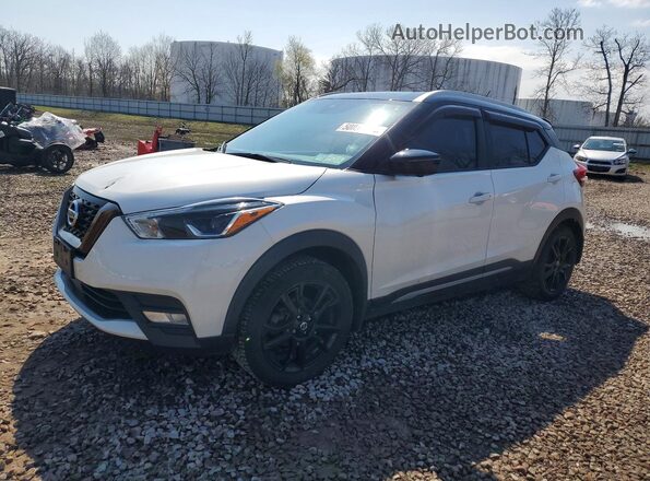 3N1CP5DV9LL509235 2020 NISSAN KICKS White Առջևի ձախ երեք քառորդ տեսարան