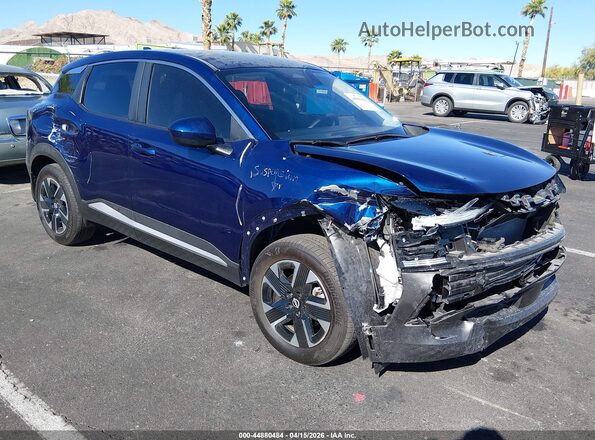 3N8AP6CB2SL406162 2025 NISSAN KICKS Синий Передняя правая четверть