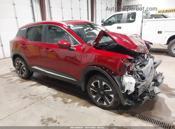 3N8AP6CB7SL312925 2025 NISSAN KICKS Темно-бордовый Передняя правая четверть