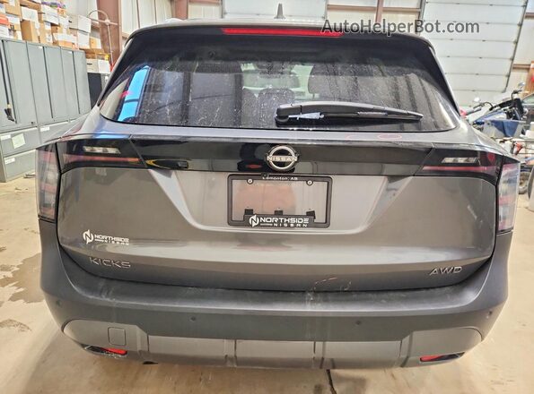 3N8AP6CB9SL399730 2025 NISSAN KICKS Charcoal Вид ззаду