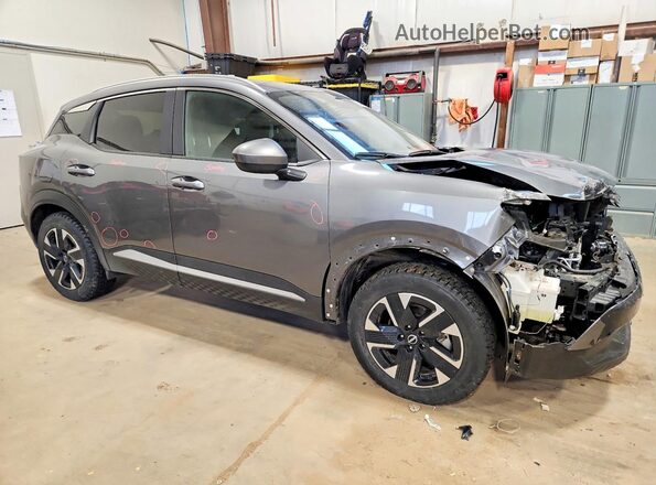 3N8AP6CB9SL399730 2025 NISSAN KICKS Charcoal Передня права чверть