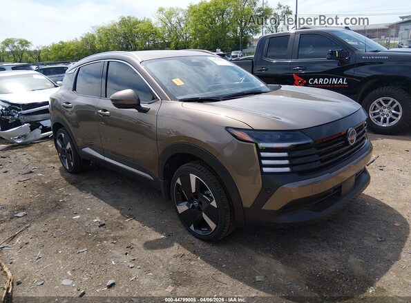 3N8AP6DB9SL319759 2025 NISSAN KICKS Коричневый Передняя правая четверть