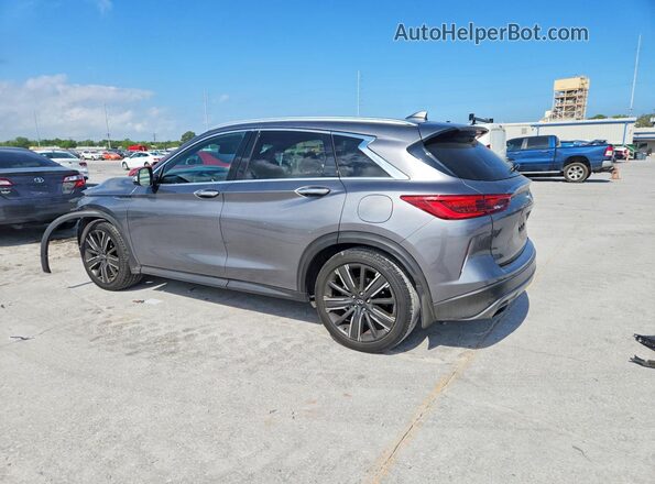 3PCAJ5BA0MF110980 2021 INFINITI QX50 Серый Задняя левая четверть