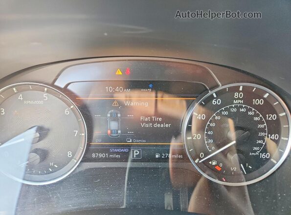 3PCAJ5BA0MF110980 2021 INFINITI QX50 Серый Вид щитка приборов