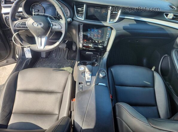3PCAJ5BA0MF110980 2021 INFINITI QX50 Серый Вид панели приборов