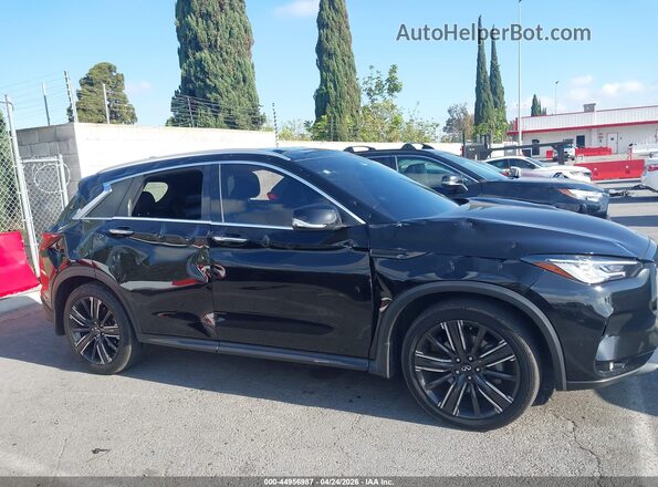 3PCAJ5BA2NF118970 2022 INFINITI QX50 Black Սալոնի հետևի տեսք