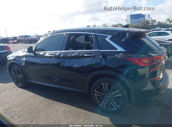 3PCAJ5BA2NF118970 2022 INFINITI QX50 Black Սալոնի 360 աստիճան տեսք