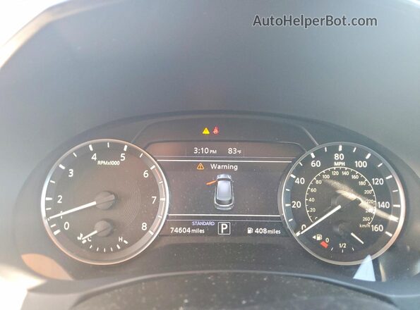 3PCAJ5BA5MF124003 2021 INFINITI QX50 Угольный Вид щитка приборов