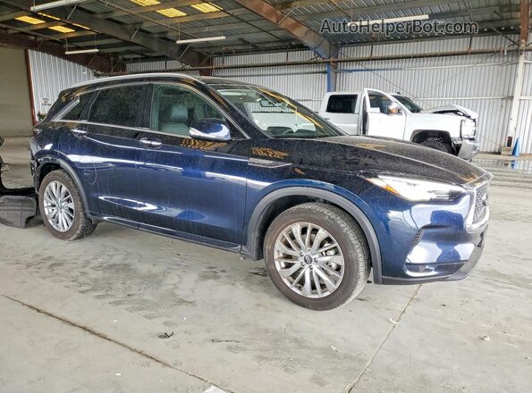 3PCAJ5BA7RF110157 2024 INFINITI QX50 Blue Przód prawy