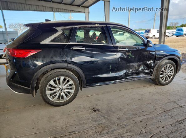 3PCAJ5BA8RF103010 2024 INFINITI QX50 Black Tył prawy