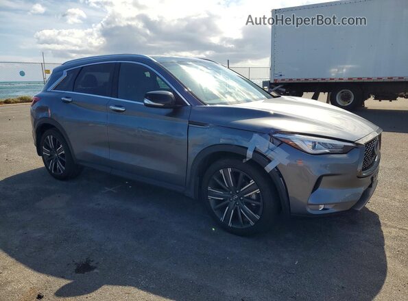 3PCAJ5BAXMF123901 2021 INFINITI QX50 Gray Передня права чверть