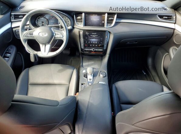 3PCAJ5BAXMF123901 2021 INFINITI QX50 Gray Вид панелі приладів
