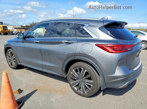 3PCAJ5BAXMF123901 2021 INFINITI QX50 Gray Задня ліва чверть
