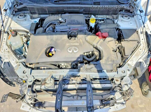 3PCAJ5BAXNF120109 2022 INFINITI QX50 White Вид задньої частини салону