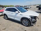 2022 Infiniti Qx50 Luxe White vin: 3PCAJ5BAXNF120109
