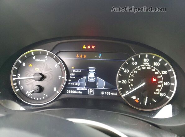 3PCAJ5BB0RF104886 2024 INFINITI QX50 Black Вид щитка приладів