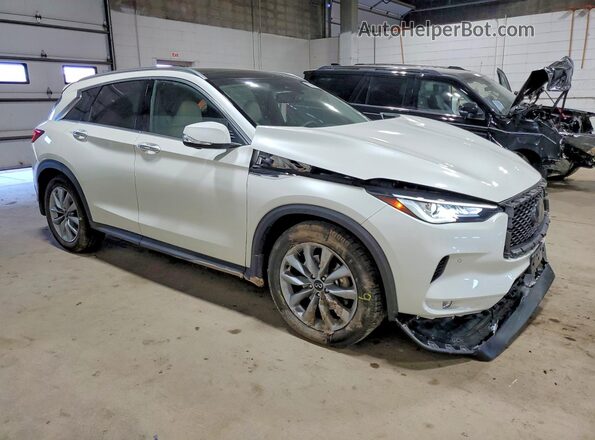 3PCAJ5CB3NF119701 2022 INFINITI QX50 White Przód prawy