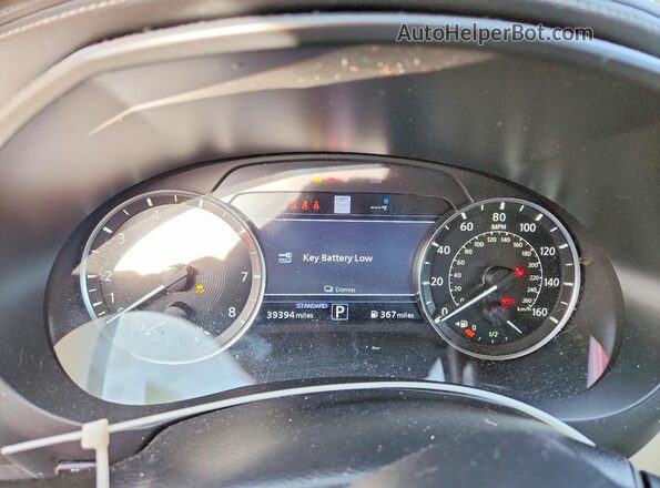 3PCAJ5CB4NF111235 2022 INFINITI QX50 Blue Вид щитка приладів