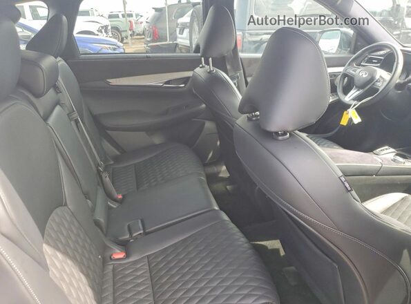 3PCAJ5DB0PF106437 2023 INFINITI QX50 White Вид задніх сидінь